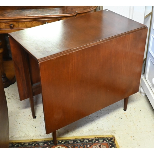 369 - #A McIntosh teak mid-century drop leaf table with twin gate-legs