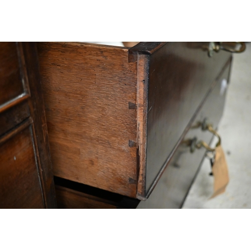 444 - An antique mahogany library cabinet with pair of astragal glazed doors enclosing adjustable shelves ... 