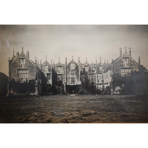 350 - 'A View of the Ruins of the Chapel at Stanton-Harcourt in the County of Oxford', 43 x 53 cm and a ph... 