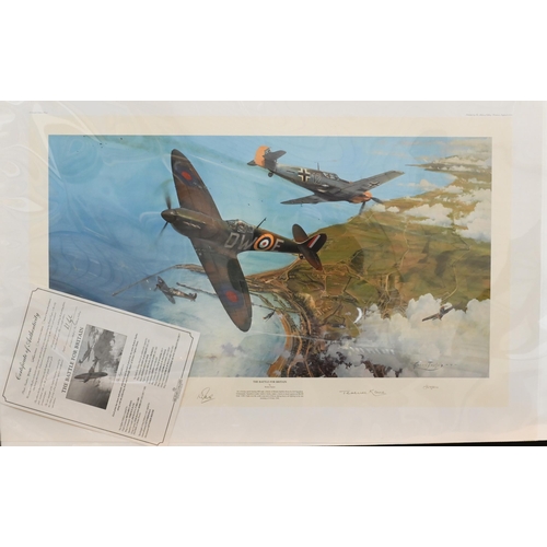 357 - WITHDRAWN A quantity of unframed and unmounted Aviation prints after Robert Taylor c/w certificates ... 