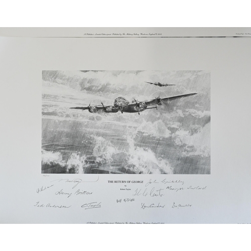 358 - WITHDRAWN After Robert Taylor - A quantity of monochrome limited edition prints, all signed by the a... 