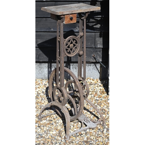 419 - French ox yoke to/w an antique turned fruitwood spinning wheel hanging candelabra, a carved oak pane... 