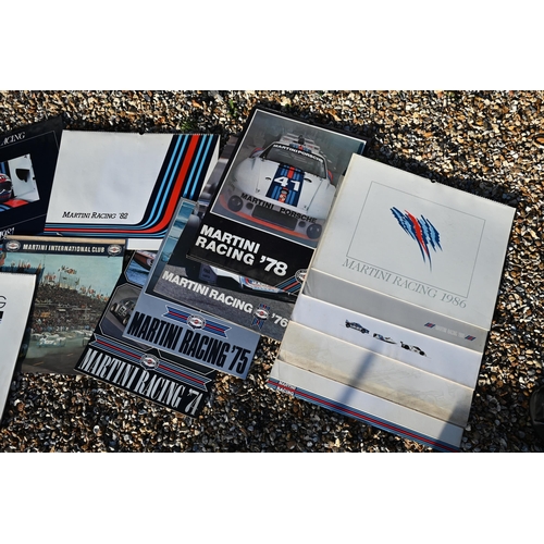 69 - A collection of fifteen 1970s/80s Martini Racing wall-calendards (15)