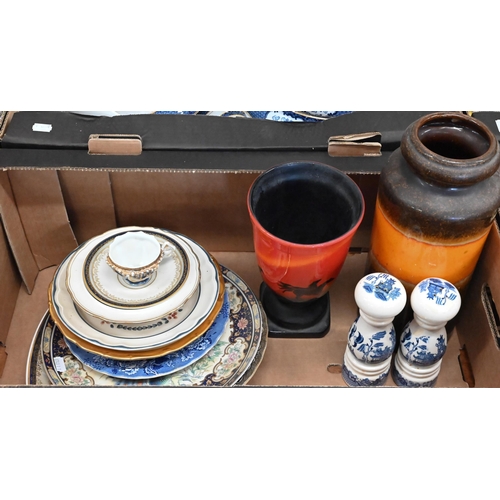 8 - WITHDRAWN Three boxes of decorative ceramics and collectables