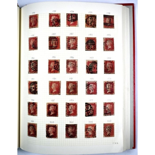 1137 - An album of Victorian and later British postage stamps, including 1d Black CI with three good margin... 