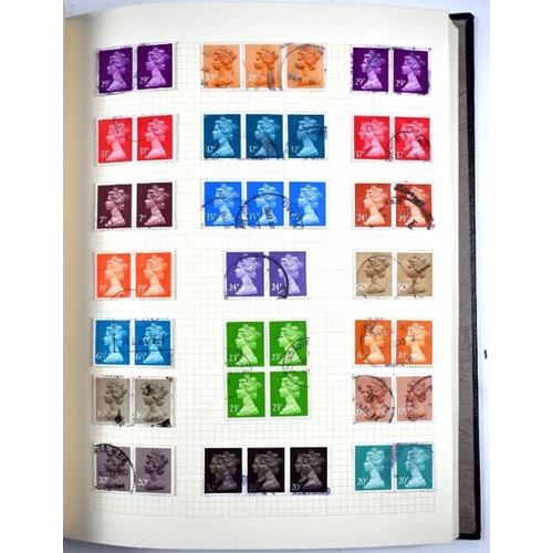 1137 - An album of Victorian and later British postage stamps, including 1d Black CI with three good margin... 