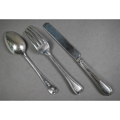 171 - George III silver sauce ladle, George Smith III & William Fearn, London 1786, to/w another sauce... 