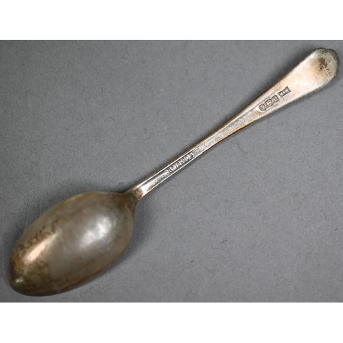 183 - Thirteen silver golf trophy teaspoons - various dates, 5.4oz (contained in a six-spoon case)