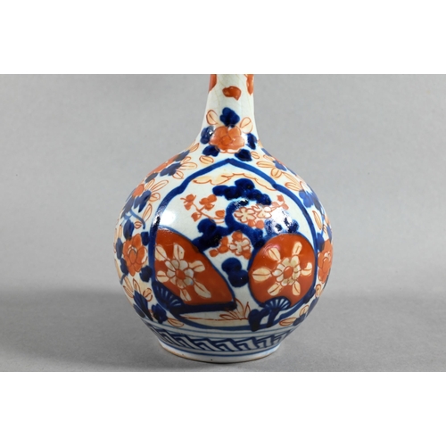 429 - A pair of 19th century Japanese Imari ovoid caddy's with insert covers and domed outer covers, paint... 