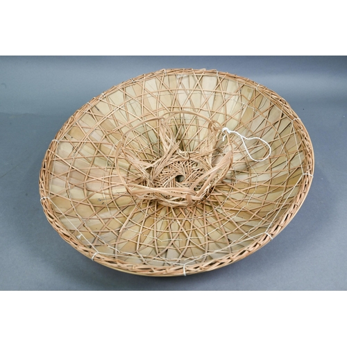 507 - Five various Chinese and other South East Asian traditional straw hats