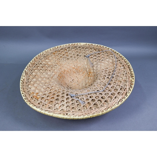 507 - Five various Chinese and other South East Asian traditional straw hats