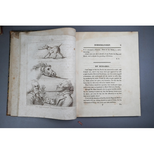 1004 - Gambado, Geoffrey - Annals of Horsemanship, with engravings by Bunbury & others, London: W Bayne... 