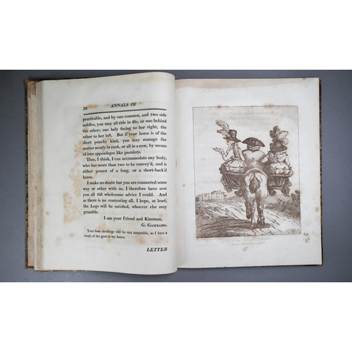 1004 - Gambado, Geoffrey - Annals of Horsemanship, with engravings by Bunbury & others, London: W Bayne... 