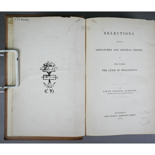 1005 - Garwood, Lt Col (edit) - The Dispatches of Field Marshall the Duke of Wellington...1799-1818', New E... 