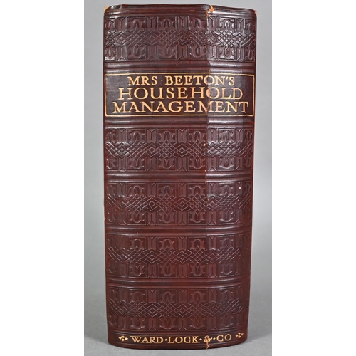 1011 - Mrs Beeton's Household Management, New Edition, quarter-bound in American cloth, 8vo