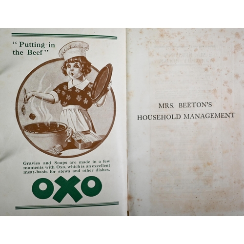 1011 - Mrs Beeton's Household Management, New Edition, quarter-bound in American cloth, 8vo