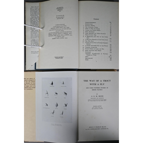 1013 - Two vols on fishing: Oliver Kite, Nymph Fishing in Practice, reprint 1969, to/w G E M Skves The Way ... 