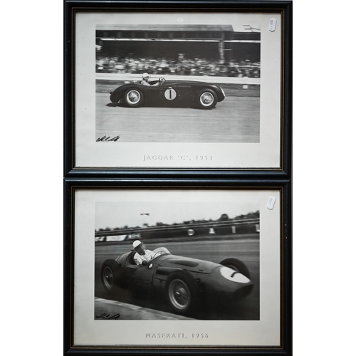 1132 - Collection of sixteen photographs of Grand Prix motor-racing, 1950s, by Alan R Smith (Petersfield), ... 