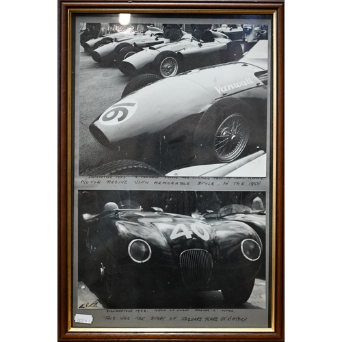 1132 - Collection of sixteen photographs of Grand Prix motor-racing, 1950s, by Alan R Smith (Petersfield), ... 