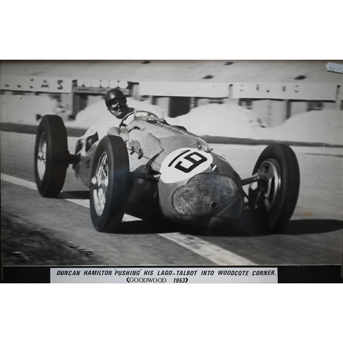 1132 - Collection of sixteen photographs of Grand Prix motor-racing, 1950s, by Alan R Smith (Petersfield), ... 