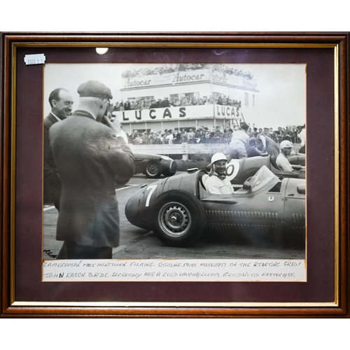 1132 - Collection of sixteen photographs of Grand Prix motor-racing, 1950s, by Alan R Smith (Petersfield), ... 