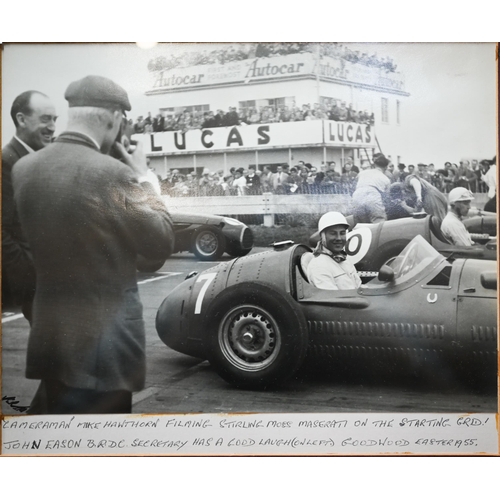 1132 - Collection of sixteen photographs of Grand Prix motor-racing, 1950s, by Alan R Smith (Petersfield), ... 