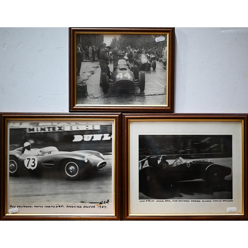 1132 - Collection of sixteen photographs of Grand Prix motor-racing, 1950s, by Alan R Smith (Petersfield), ... 