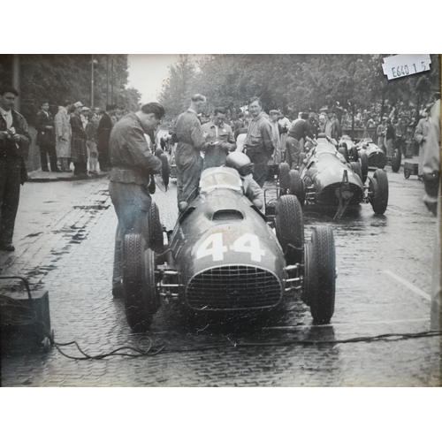 1132 - Collection of sixteen photographs of Grand Prix motor-racing, 1950s, by Alan R Smith (Petersfield), ... 