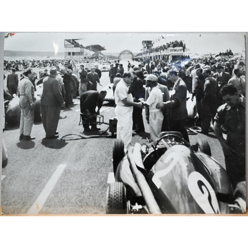 1132 - Collection of sixteen photographs of Grand Prix motor-racing, 1950s, by Alan R Smith (Petersfield), ... 