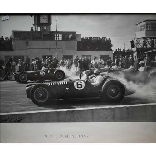 1132 - Collection of sixteen photographs of Grand Prix motor-racing, 1950s, by Alan R Smith (Petersfield), ... 