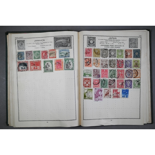 1138 - An album of Victorian and later British, Empire and Foreign postage stamps and another album contain... 