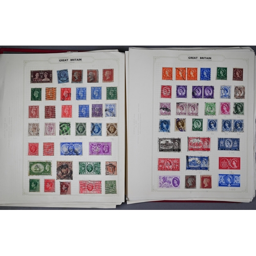 1138 - An album of Victorian and later British, Empire and Foreign postage stamps and another album contain... 