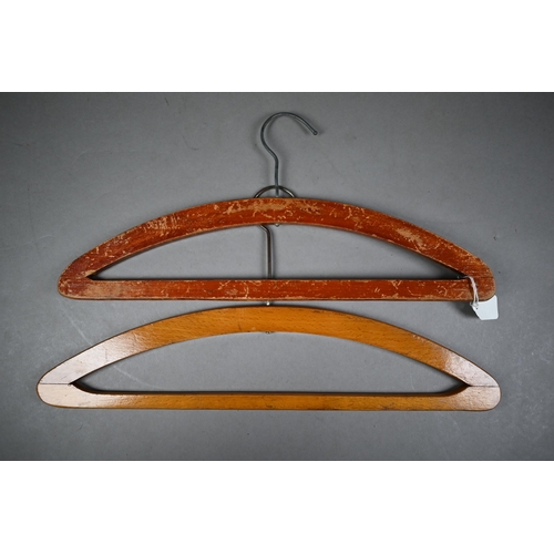 1178 - Maritime - two White Star Line wooden coat-hangers