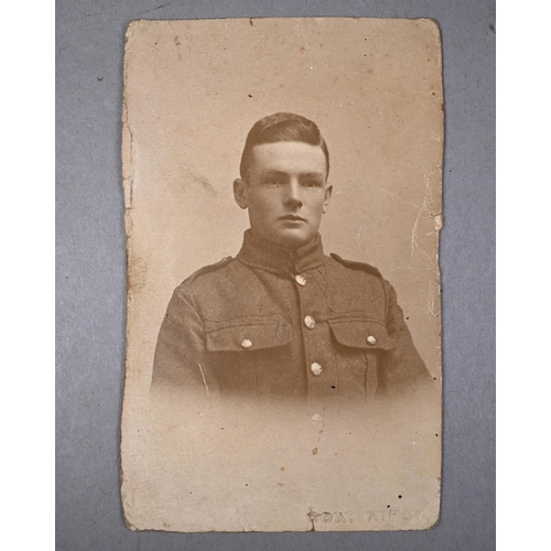 1191 - A WWI bronze Death plaque (polished) and portrait photo for 2nd Lieutenant Douglas George Rouquette,... 