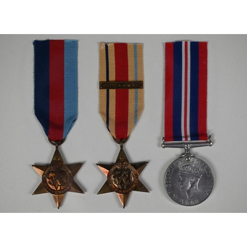 1200 - A WWII casualty group of three medals to 4457111 Pte. C Mill, 3rd Batt. Parachute Regt. comprising 1... 