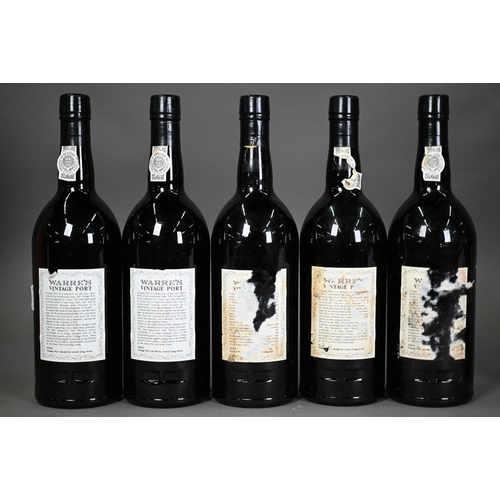 1240 - Nine bottles of Warre's 1991 vintage port (bottled 1993), to/w a bottle of Blandy's Maderia Bual 197... 