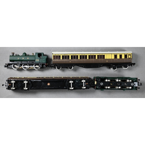 1246 - Two boxed Graham Farish N-gauge locomotives - 1104 9400 class Pannier Tank GWR and 1124 class 5700 P... 