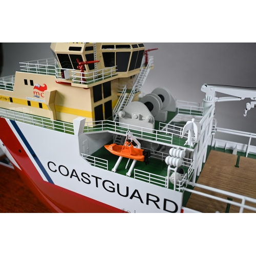 1251 - ABS scale model of HM Coastguard rescue vessel Anglian Princess - a 67 cm UT719-T Anchor Handling To... 