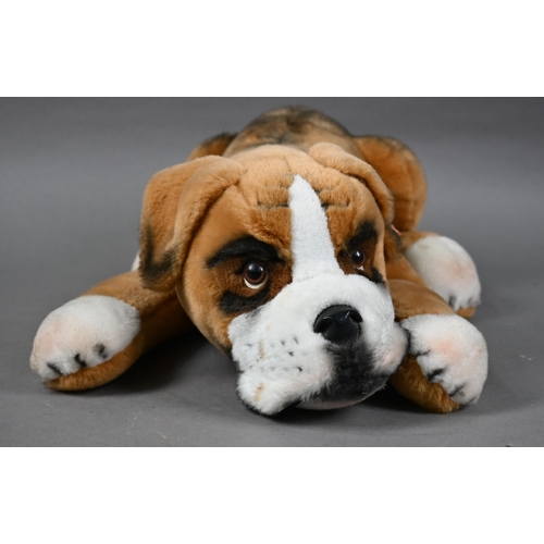 1254 - Steiff boxer-dog puppy, 42 cm long