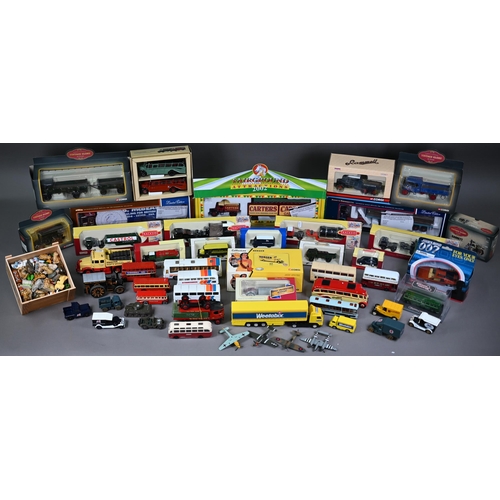 1260 - Twelve boxed Corgi model vehicles to/w a quantity of unboxed Corgis, other boxed and unboxed model v... 