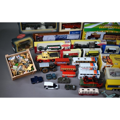 1260 - Twelve boxed Corgi model vehicles to/w a quantity of unboxed Corgis, other boxed and unboxed model v... 