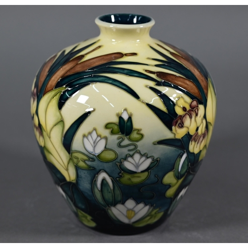 557 - Moorcroft 'Lamia' bulbous vase, 17 cm high (boxed)