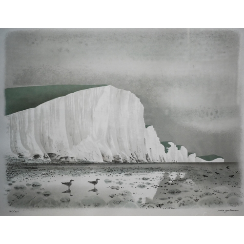 662 - After David Gentleman (b 1930) - White cliffs of Dover, limited edition print numbered 178/350, penc... 