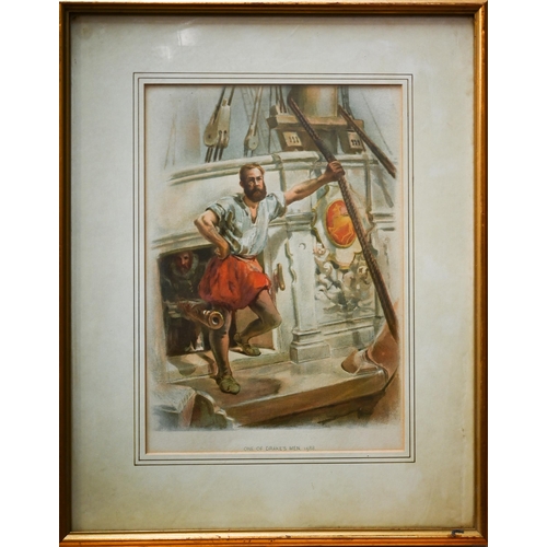 675 - A set of sixteen various prints from Her Majesty's Naval series, depicting life on board ship and na... 