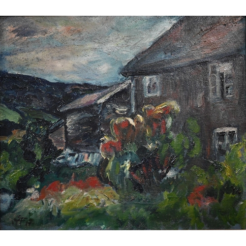 687 - Carlo Deberitiz - A Norwegian landscape, oil on canvas, signed lower right and dated '43, 41 x 50 cm... 