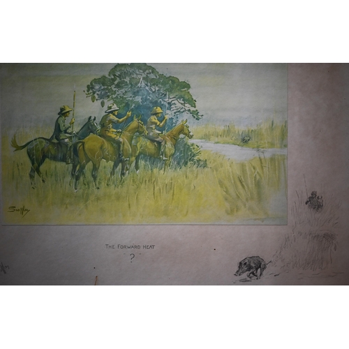 777 - After Charles Johnson Payne 'Snaffles' (1884-1967) - Three hunting prints - 'Happy are they who hunt... 