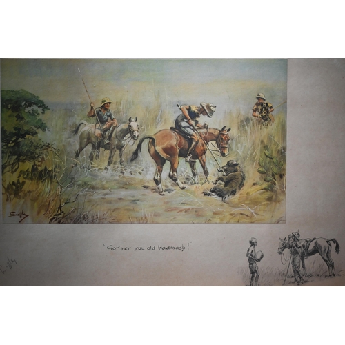 777 - After Charles Johnson Payne 'Snaffles' (1884-1967) - Three hunting prints - 'Happy are they who hunt... 