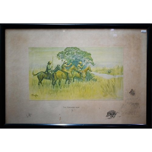 777 - After Charles Johnson Payne 'Snaffles' (1884-1967) - Three hunting prints - 'Happy are they who hunt... 