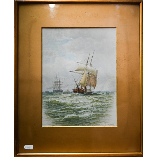 786 - Mixed marine pictures including Yachting scene off Cowes, Isle of Wight, pub 1851 by Fores, 43 x 54 ... 