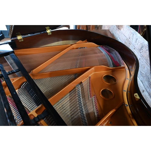 884 - A modern Challen gloss ebonised baby grand piano, frame no. GP148 1181587, fitted with an electric p... 